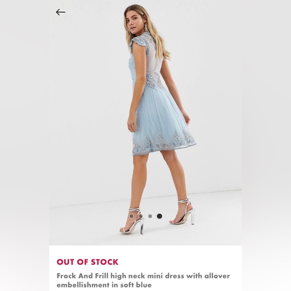 Frock and Frill high neck mini dress - OUT OF STOCK ON ASOS.COM - Picture 3 of 5